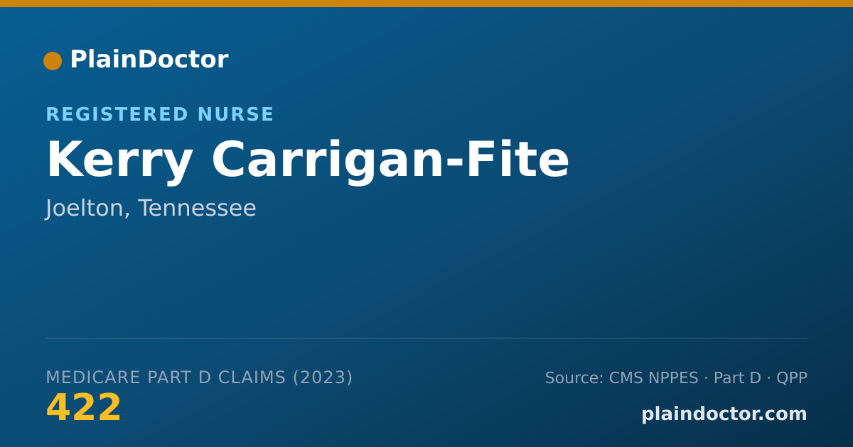 Shareable card for Kerry Carrigan-Fite - Registered Nurse, Joelton, TN