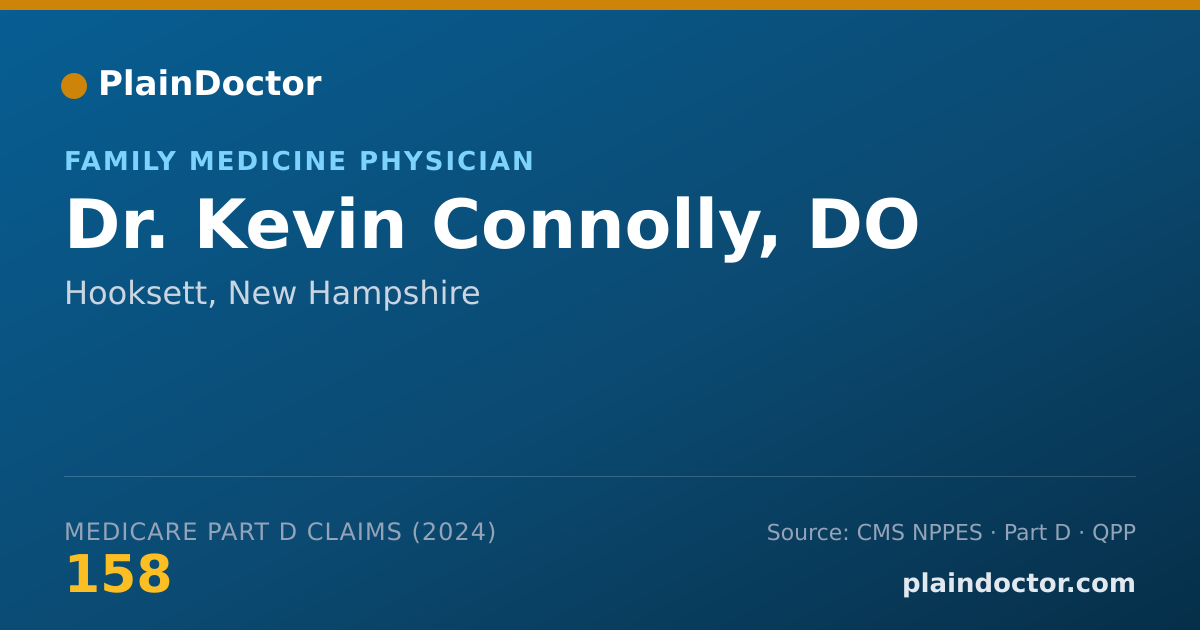 Shareable card for Kevin Connolly, DO - Family Medicine Physician, Hooksett, NH