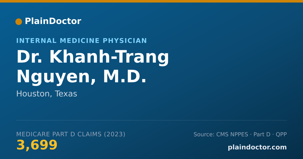 Shareable card for Khanh-Trang Nguyen, M.D. - Internal Medicine Physician, Houston, TX