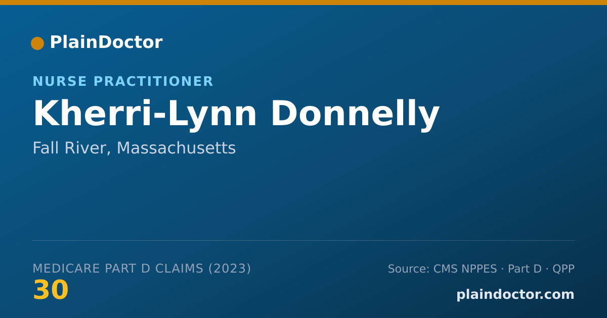 Shareable card for Kherri-Lynn Donnelly - Nurse Practitioner, Fall River, MA