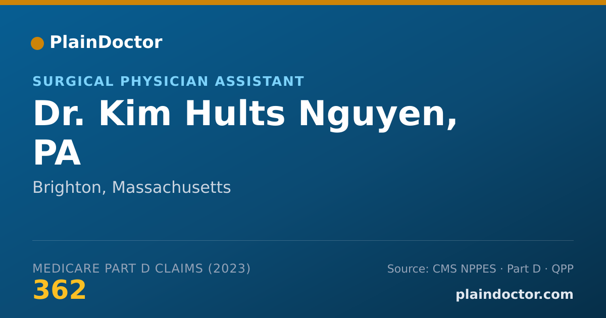 Shareable card for Kim Hults Nguyen, PA - Surgical Physician Assistant, Brighton, MA