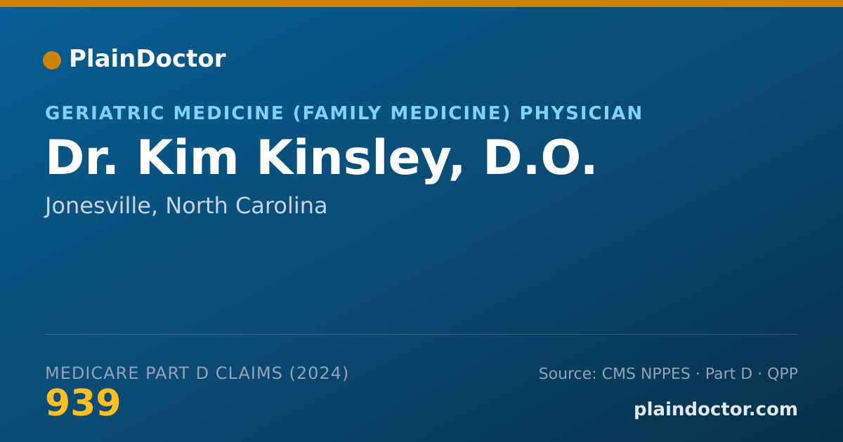 Shareable card for Kim Kinsley, D.O. - Hospice and Palliative Medicine (Family Medicine) Physician, Jonesville, NC