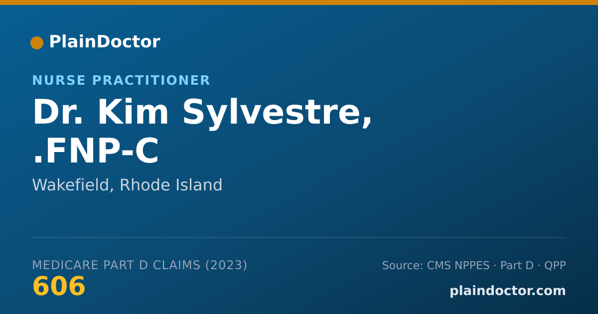 Shareable card for Kim Sylvestre, .FNP-C - Nurse Practitioner, Wakefield, RI