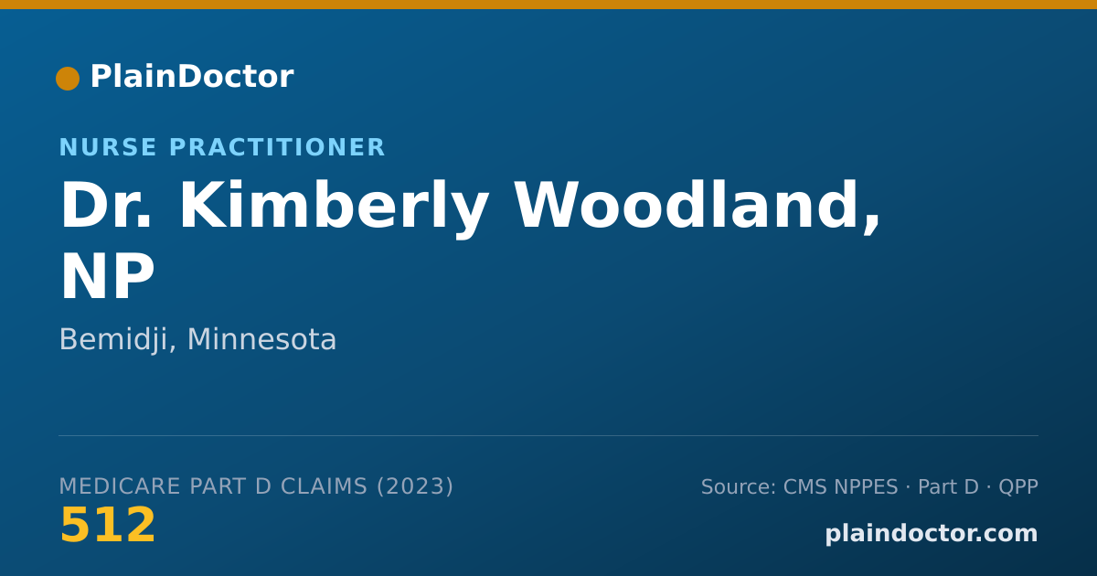 Shareable card for Kimberly Woodland, NP - Nurse Practitioner, Bemidji, MN