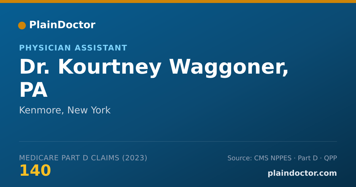 Shareable card for Kourtney Waggoner, PA - Physician Assistant, Kenmore, NY
