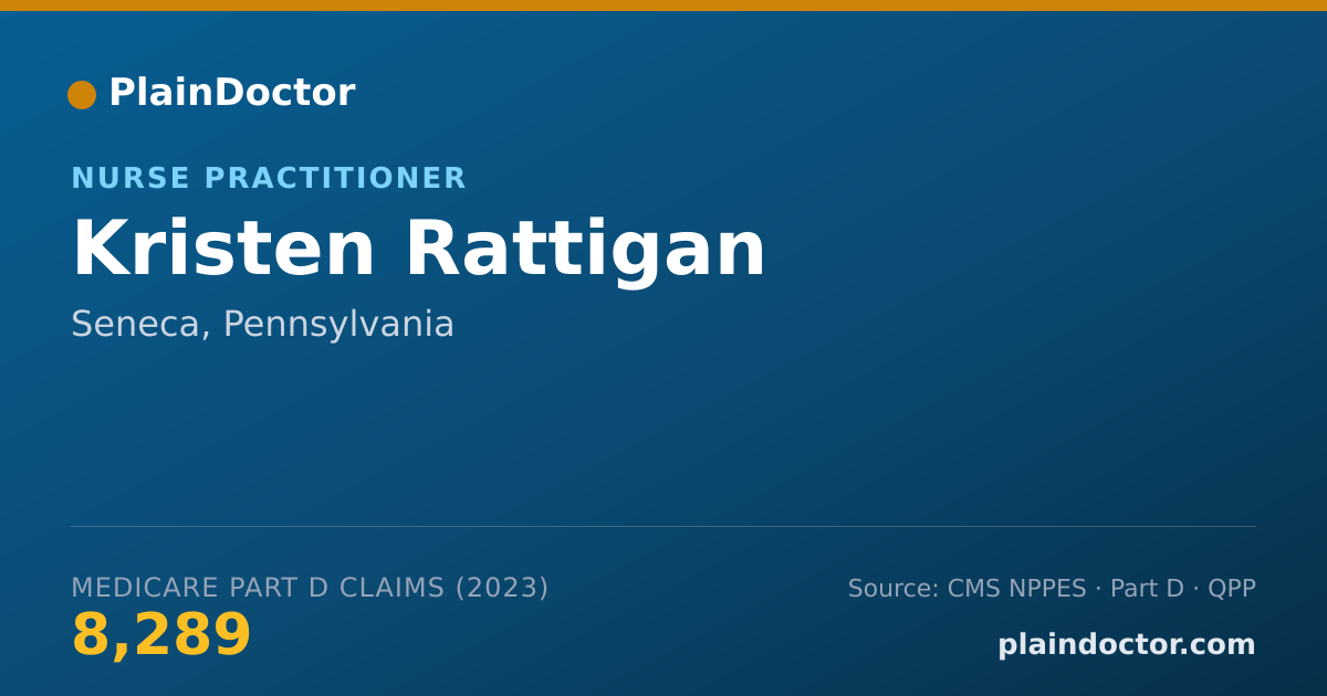 Shareable card for Kristen Rattigan - Nurse Practitioner, Seneca, PA