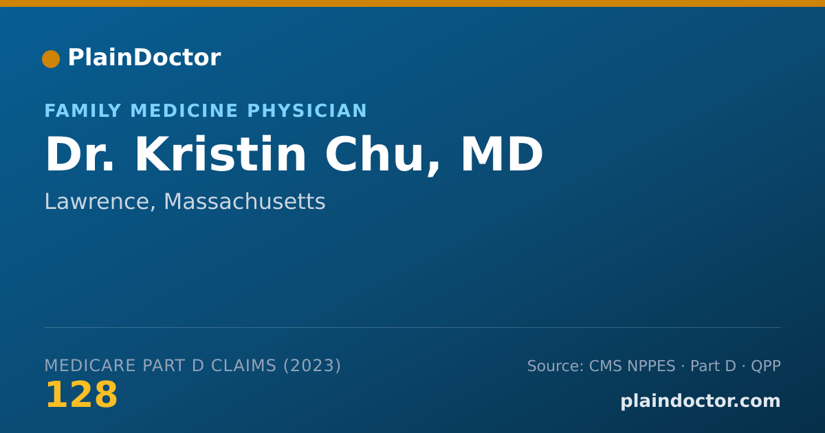 Shareable card for Kristin Chu, MD - Family Medicine Physician, Lawrence, MA