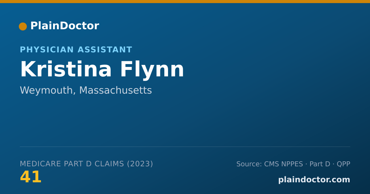 Shareable card for Kristina Flynn - Physician Assistant, Weymouth, MA