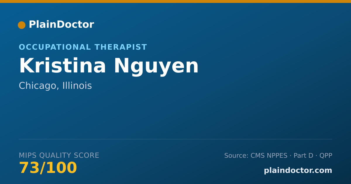Shareable card for Kristina Nguyen - Occupational Therapist, Chicago, IL