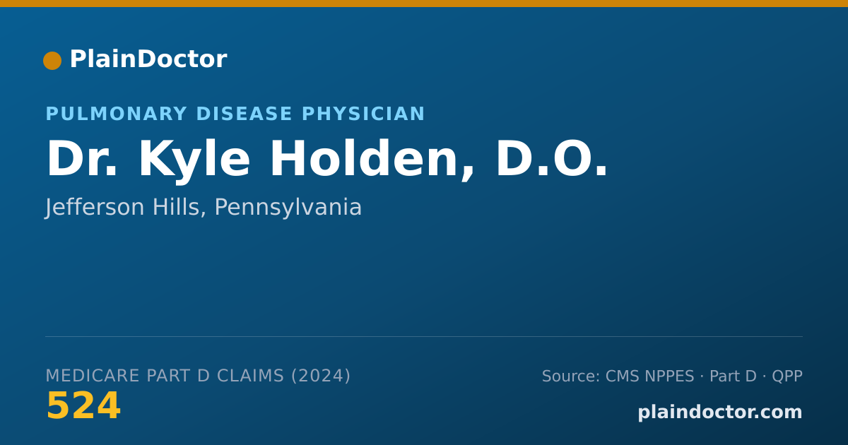 Shareable card for Kyle Holden, D.O. - Student in an Organized Health Care Education/Training Program, Jefferson Hills, PA