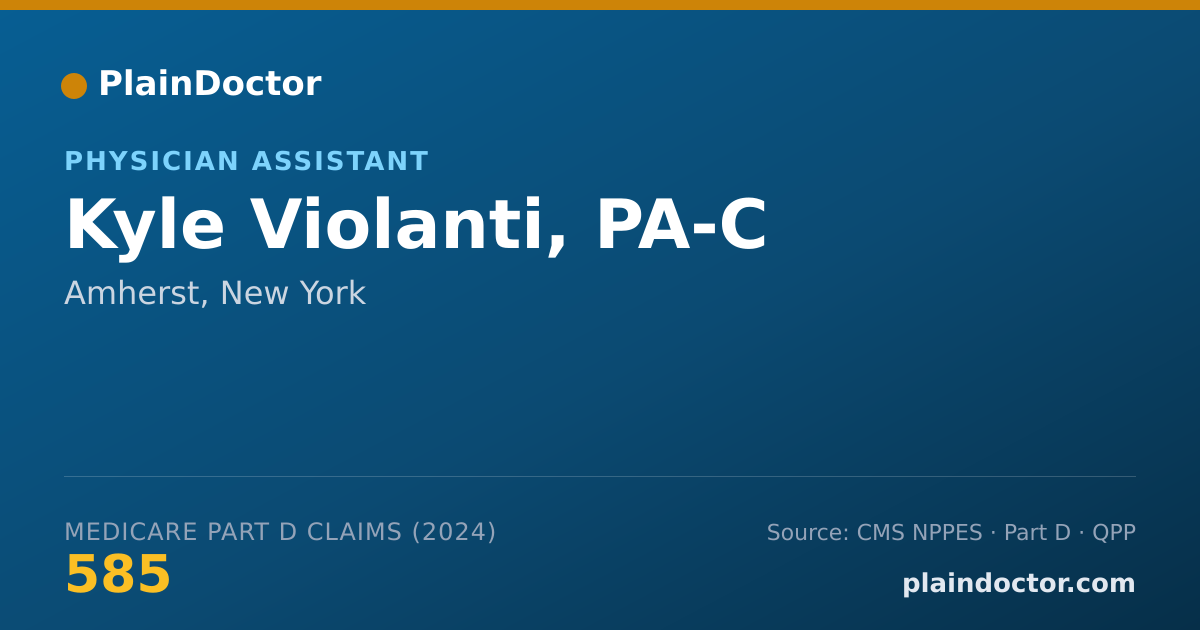 Shareable card for Kyle Violanti, PA-C - Physician Assistant, Amherst, NY
