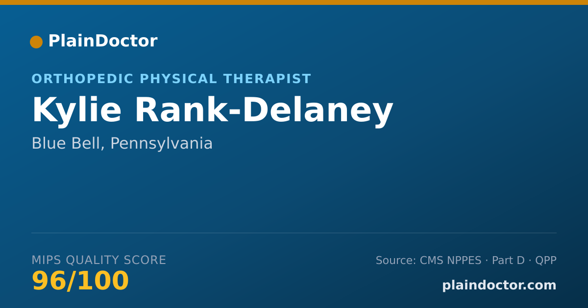Shareable card for Kylie Rank-Delaney - Orthopedic Physical Therapist, Blue Bell, PA