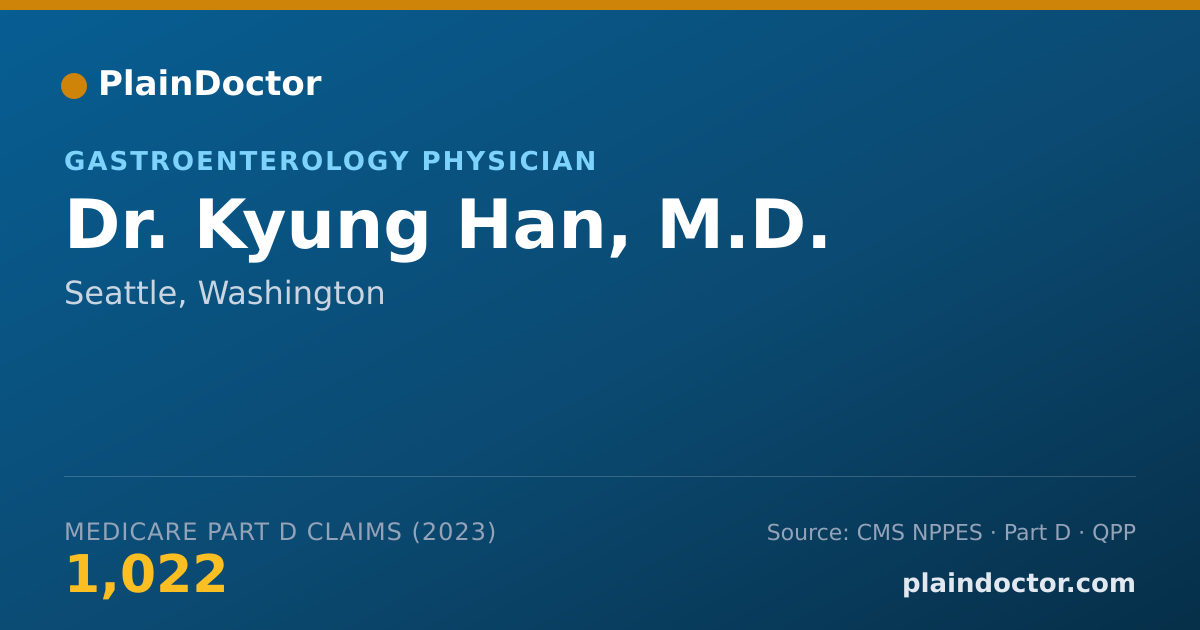 Shareable card for Kyung Han, M.D. - Gastroenterology Physician, Seattle, WA