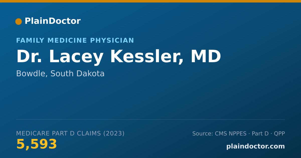 Shareable card for Lacey Kessler, MD - Family Medicine Physician, Bowdle, SD
