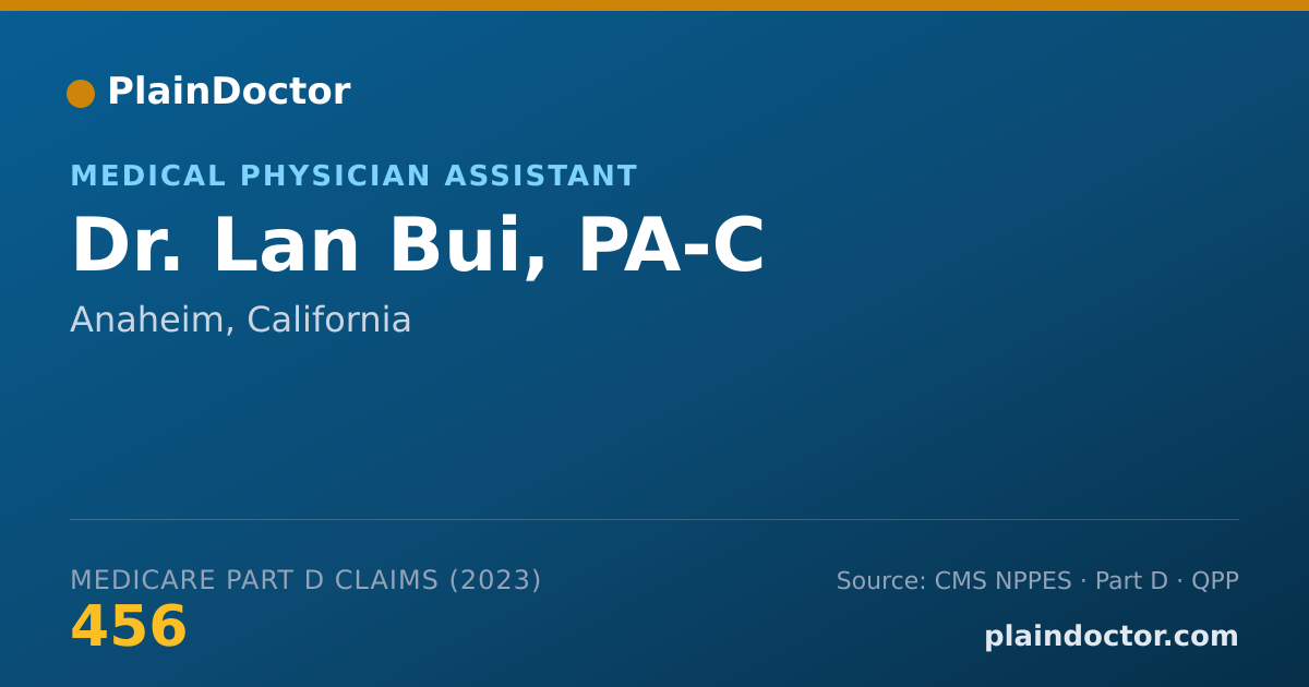 Shareable card for Lan Bui, PA-C - Medical Physician Assistant, Anaheim, CA