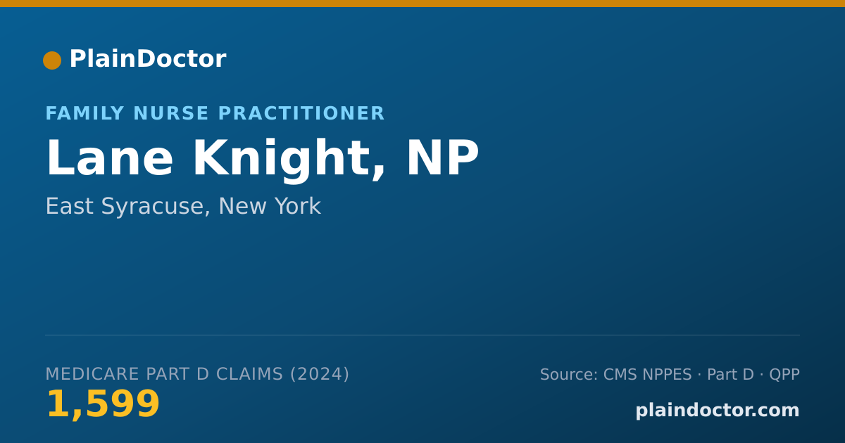 Shareable card for Lane Knight, NP - Family Nurse Practitioner, East Syracuse, NY