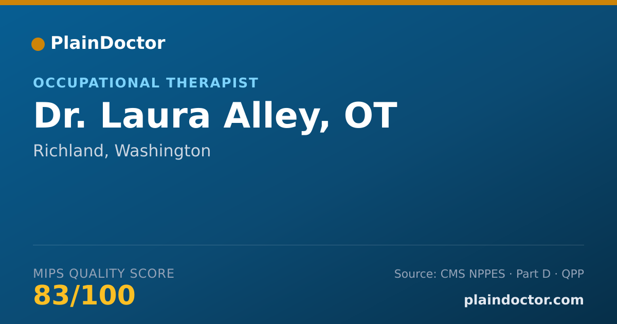Shareable card for Laura Alley, OT - Occupational Therapist, Richland, WA