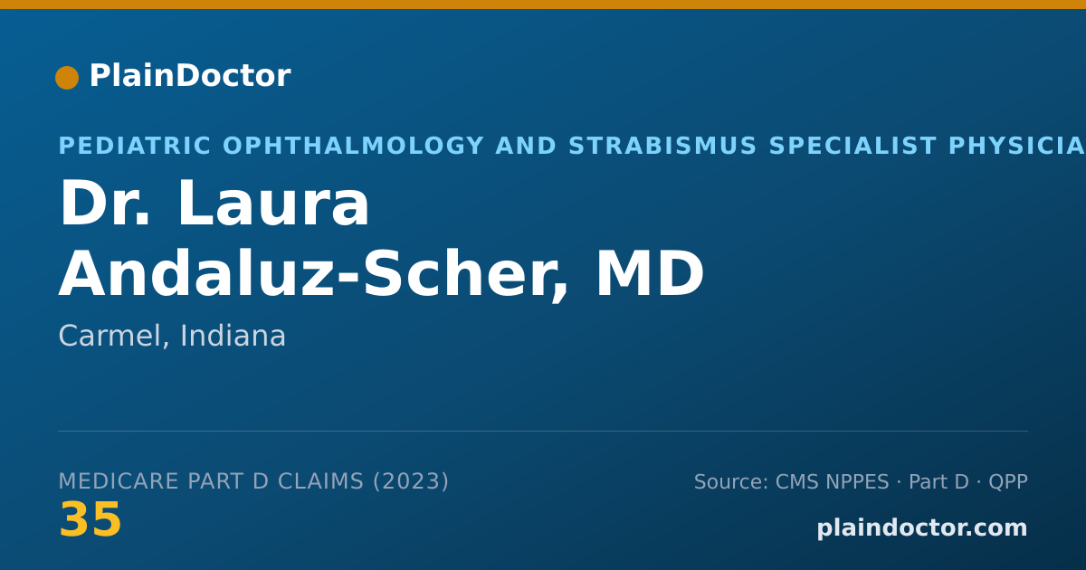 Shareable card for Laura Andaluz-Scher, MD - Pediatric Ophthalmology and Strabismus Specialist Physician, Carmel, IN