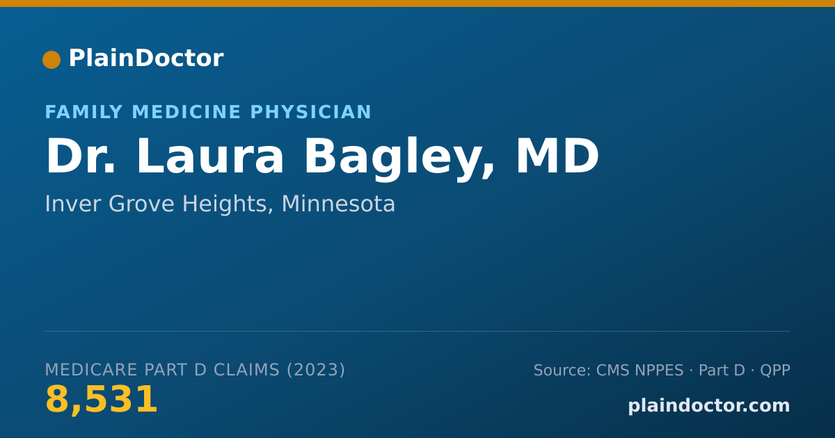 Shareable card for Laura Bagley, MD - Family Medicine Physician, Inver Grove Heights, MN