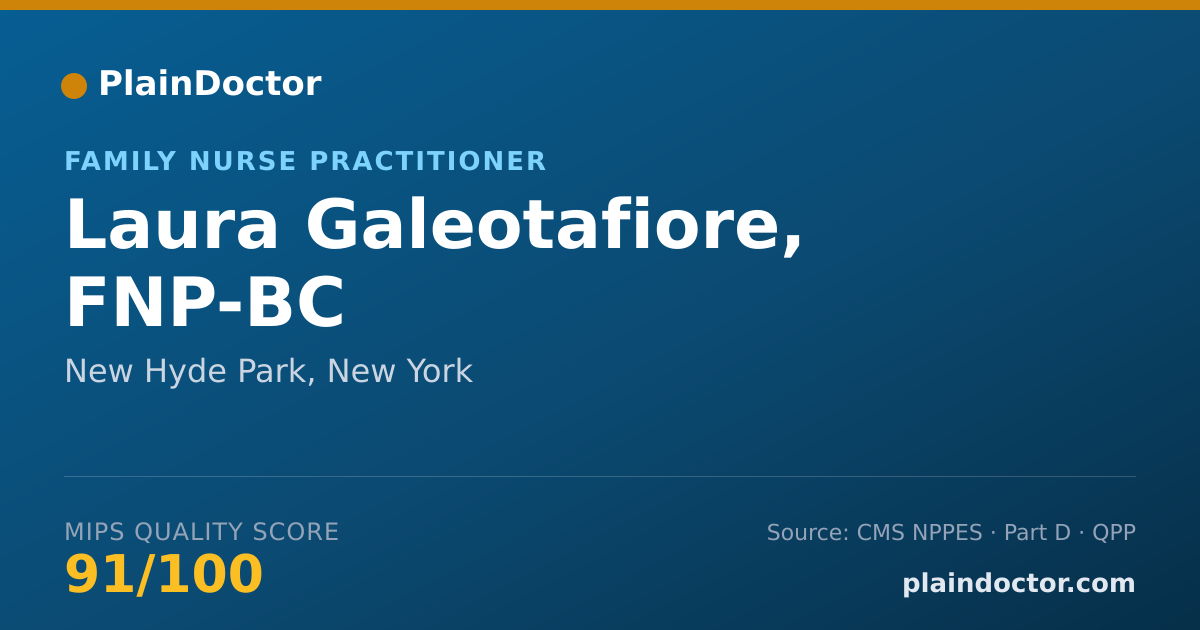Shareable card for Laura Galeotafiore, FNP-BC - Family Nurse Practitioner, New Hyde Park, NY