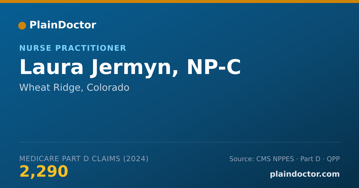 Shareable card for Laura Jermyn, NP-C - Nurse Practitioner, Wheat Ridge, CO