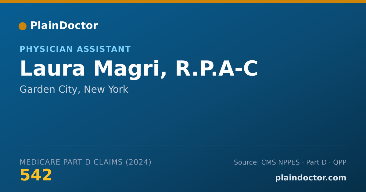 Shareable card for Laura Magri, R.P.A-C - Physician Assistant, Garden City, NY
