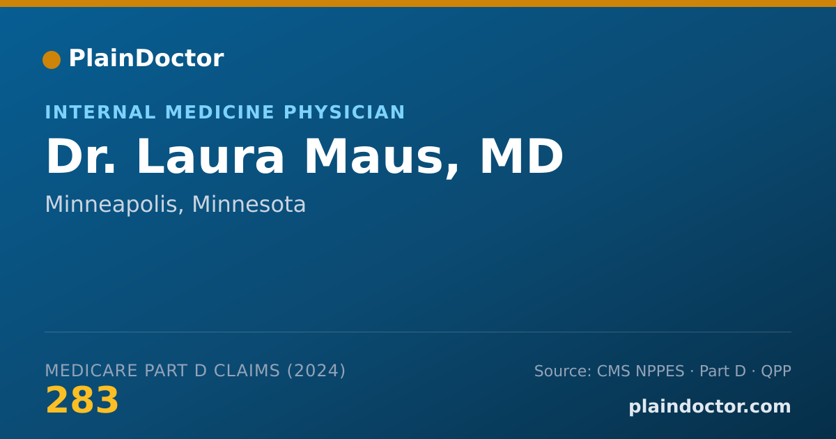 Shareable card for Laura Maus, MD - Student in an Organized Health Care Education/Training Program, Minneapolis, MN