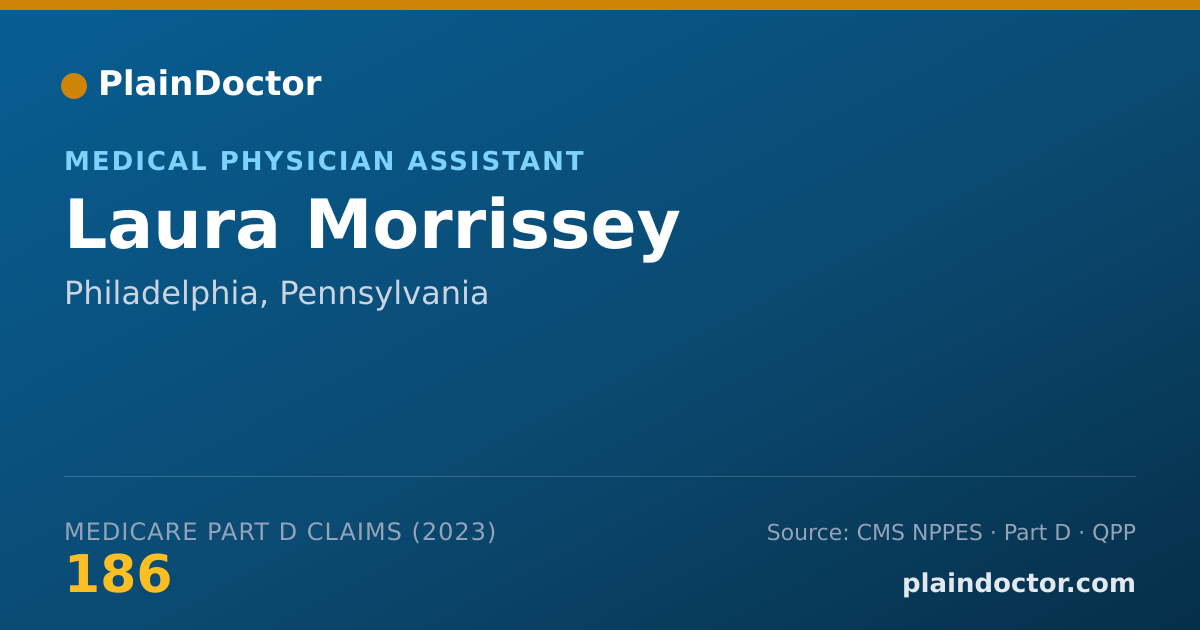 Shareable card for Laura Morrissey - Medical Physician Assistant, Philadelphia, PA