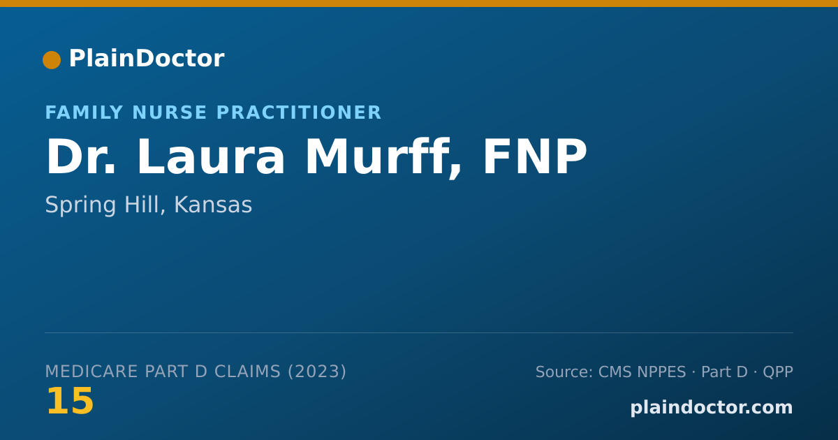 Shareable card for Laura Murff, FNP - Family Nurse Practitioner, Spring Hill, KS