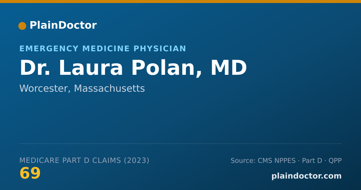 Shareable card for Laura Polan, MD - Emergency Medicine Physician, Worcester, MA