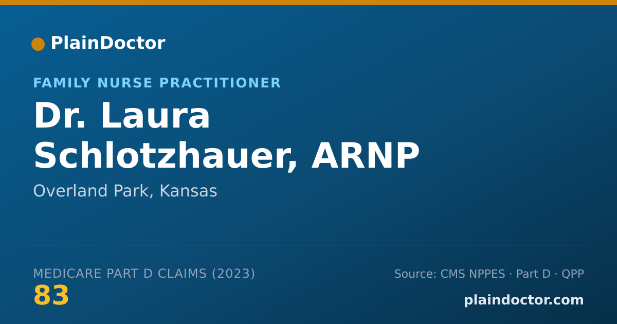 Shareable card for Laura Schlotzhauer, ARNP - Family Nurse Practitioner, Overland Park, KS