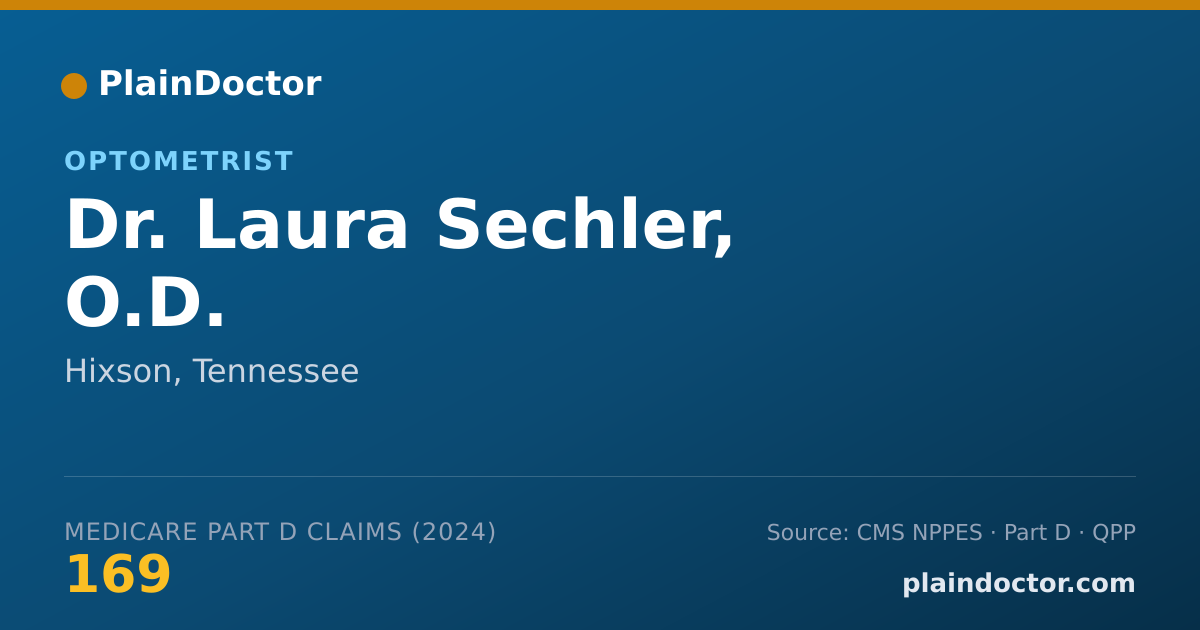 Shareable card for Laura Sechler, O.D. - Optometrist, Hixson, TN