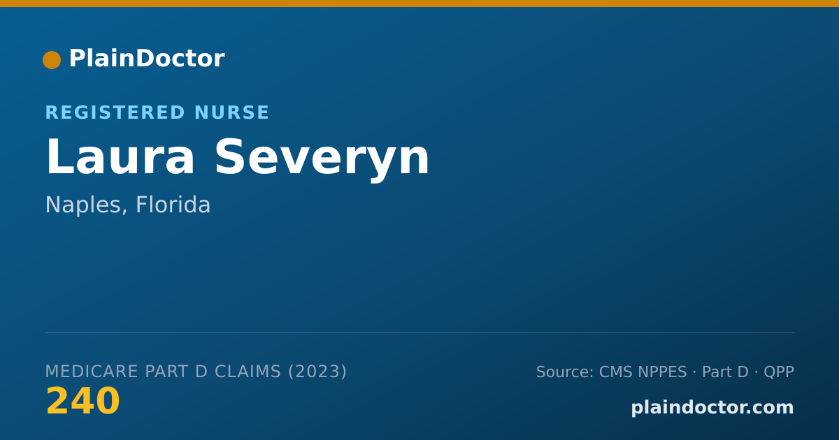 Shareable card for Laura Severyn - Registered Nurse, Naples, FL