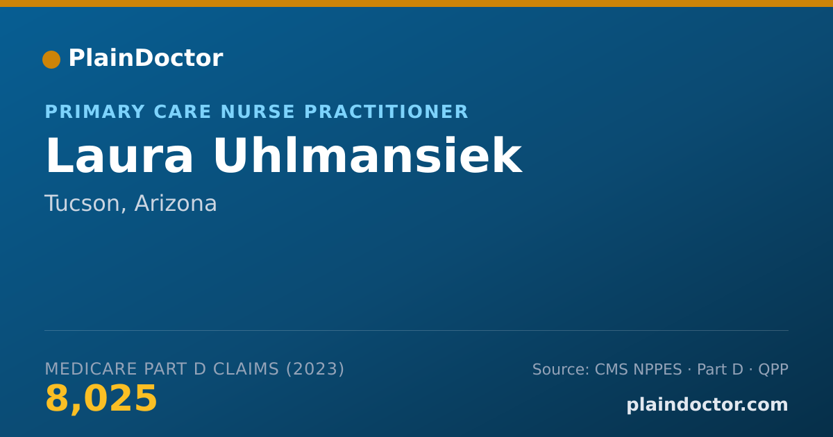 Shareable card for Laura Uhlmansiek - Primary Care Nurse Practitioner, Tucson, AZ