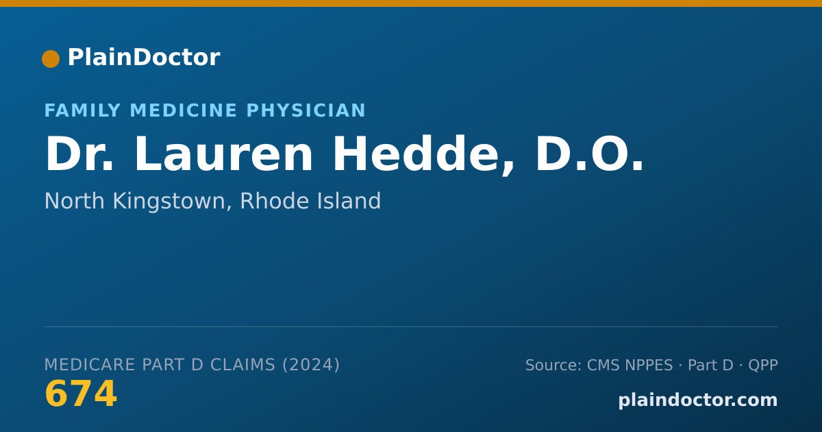 Shareable card for Lauren Hedde, D.O. - Family Medicine Physician, North Kingstown, RI