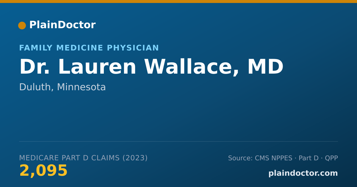 Shareable card for Lauren Wallace, MD - Family Medicine Physician, Duluth, MN