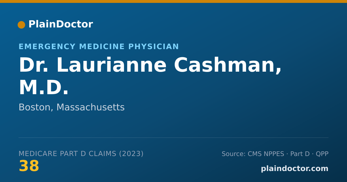 Shareable card for Laurianne Cashman, M.D. - Emergency Medicine Physician, Boston, MA