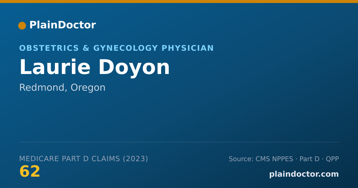Shareable card for Laurie Doyon - Obstetrics & Gynecology Physician, Redmond, OR