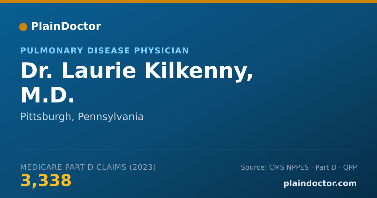 Shareable card for Laurie Kilkenny, M.D. - Pulmonary Disease Physician, Pittsburgh, PA