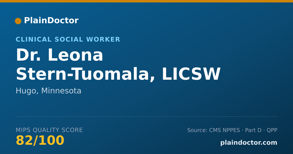 Shareable card for Leona Stern-Tuomala, LICSW - Clinical Social Worker, Hugo, MN