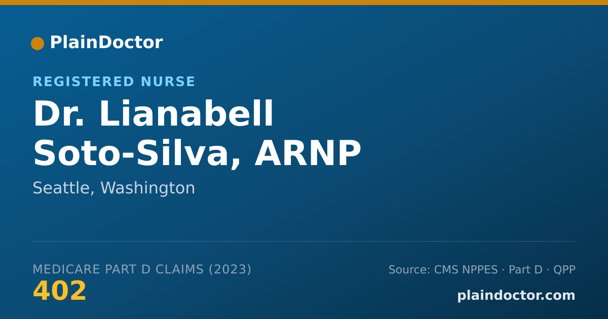 Shareable card for Lianabell Soto-Silva, ARNP - Registered Nurse, Seattle, WA