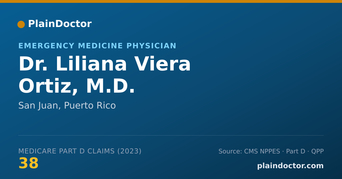 Shareable card for Liliana Viera Ortiz, M.D. - Emergency Medicine Physician, San Juan, PR