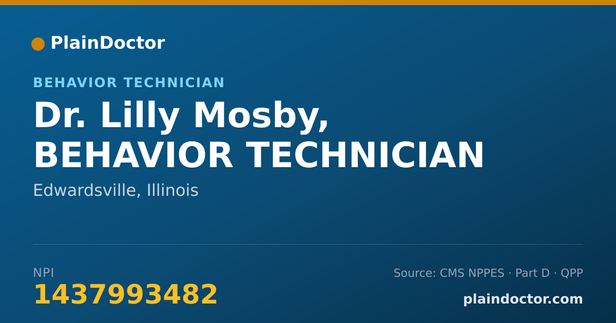 Shareable card for Lilly Mosby, BEHAVIOR TECHNICIAN - Behavior Technician, Edwardsville, IL