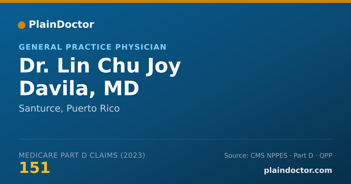 Shareable card for Lin Chu Joy Davila, MD - General Practice Physician, Santurce, PR