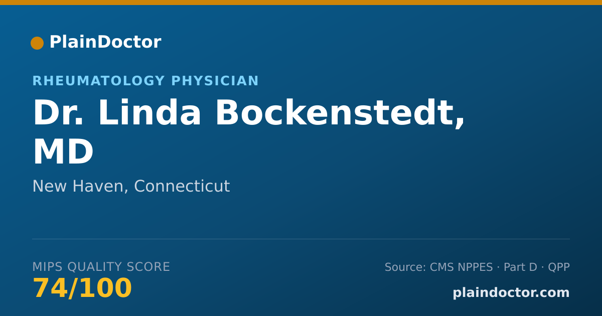 Shareable card for Linda Bockenstedt, MD - Rheumatology Physician, New Haven, CT