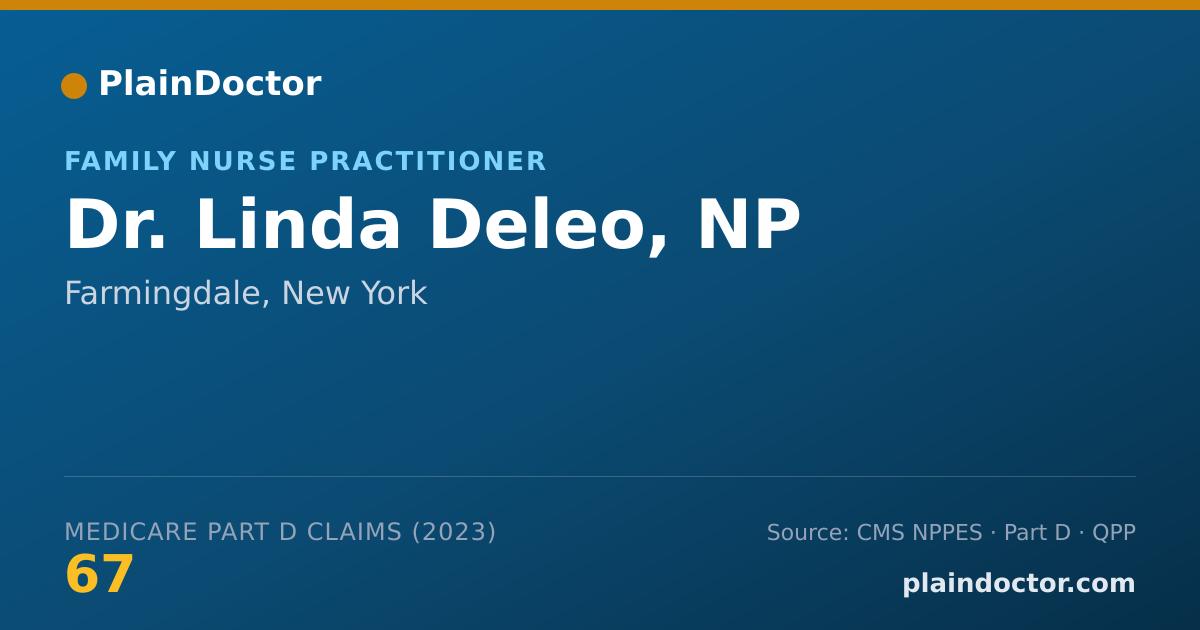Shareable card for Linda Deleo, NP - Family Nurse Practitioner, Farmingdale, NY