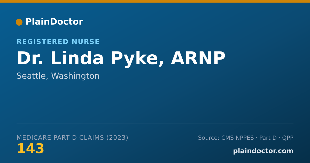 Shareable card for Linda Pyke, ARNP - Registered Nurse, Seattle, WA