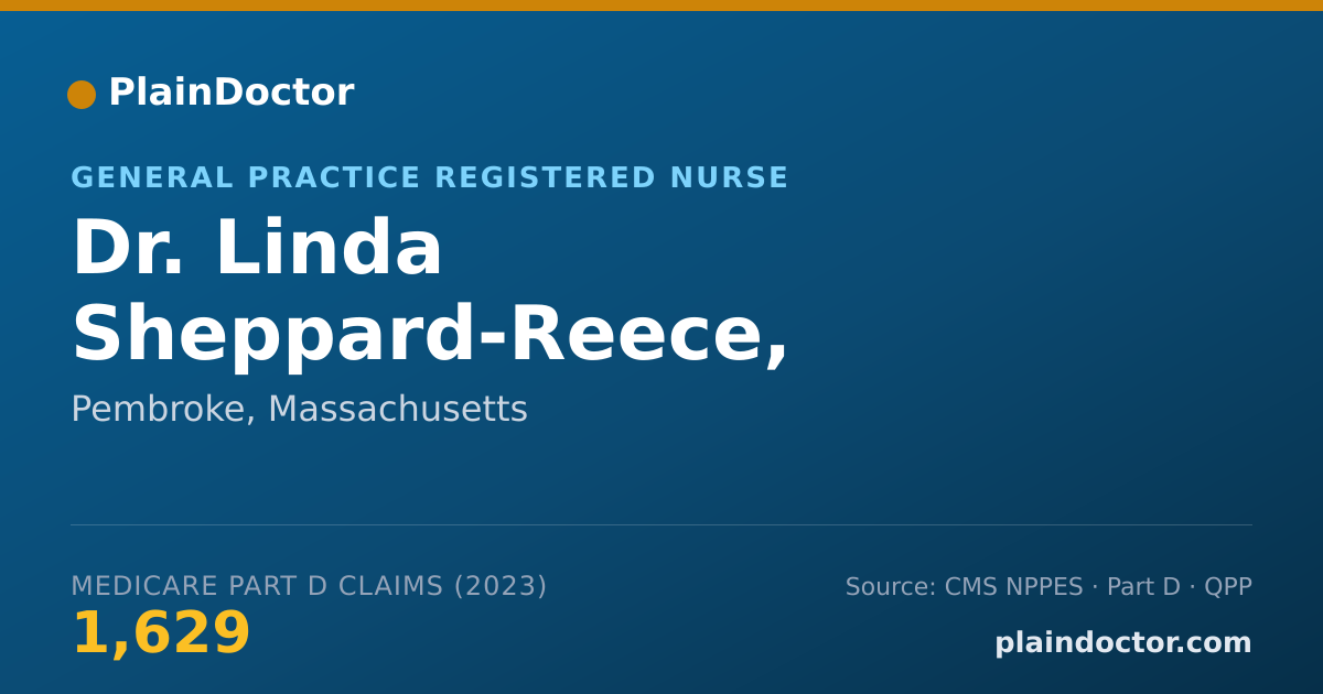 Shareable card for Linda Sheppard-Reece, PMHNP-BC - General Practice Registered Nurse, Pembroke, MA