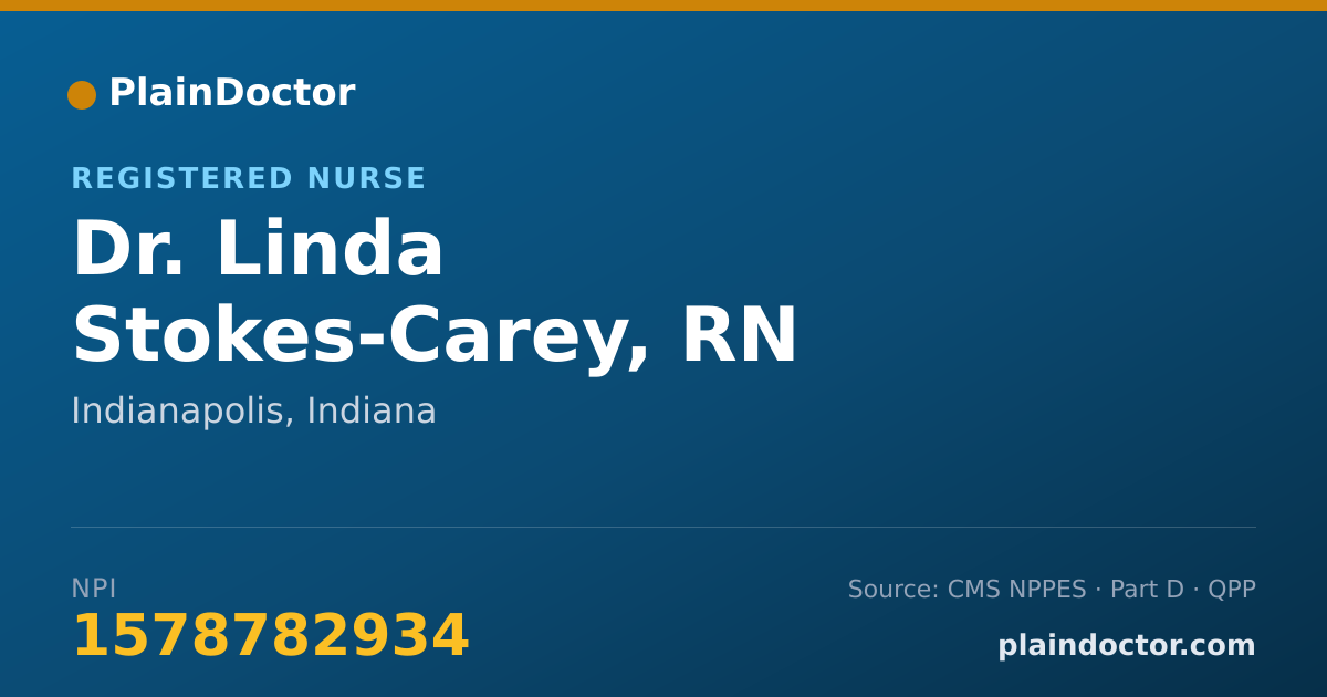 Shareable card for Linda Stokes-Carey, RN - Registered Nurse, Indianapolis, IN