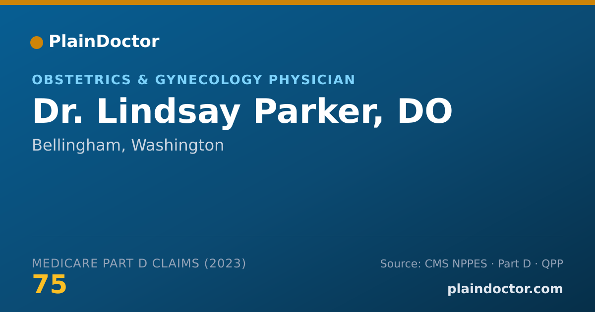 Shareable card for Lindsay Parker, DO - Obstetrics & Gynecology Physician, Bellingham, WA